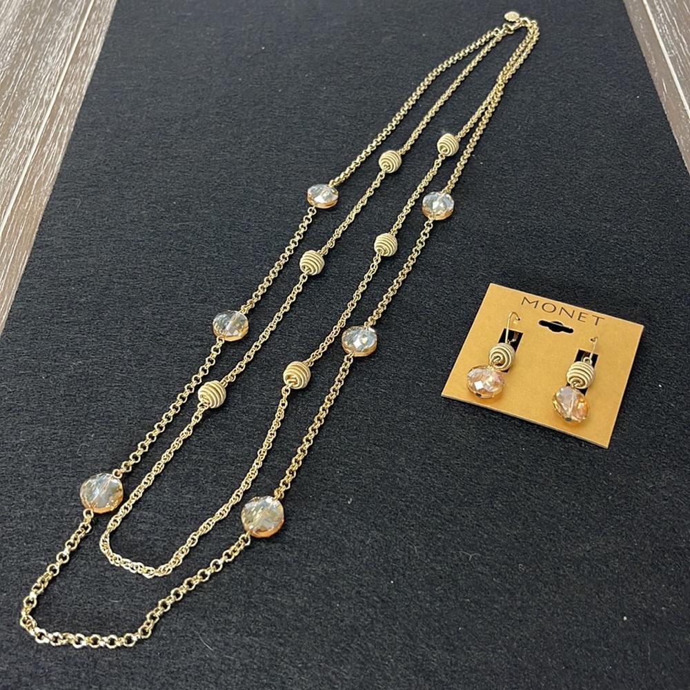 Monet Necklace and Earring set
